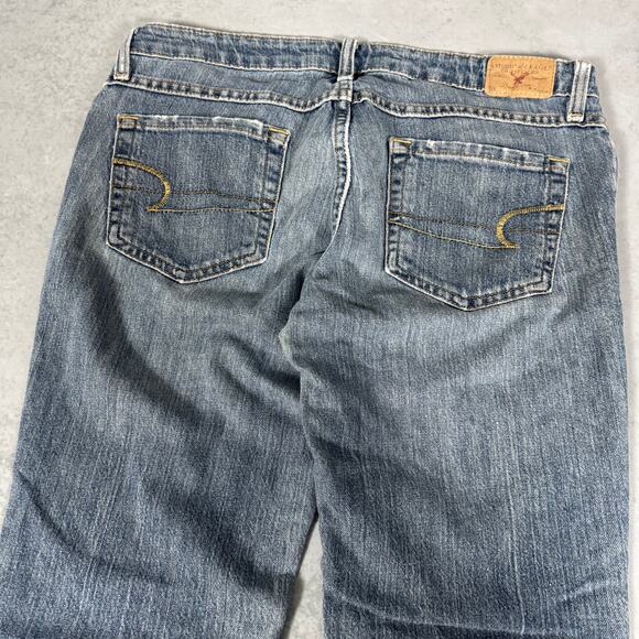 American Eagle Bootcut Jeans Medium Wash - Size: Womens 31W - Picture 9 of 10